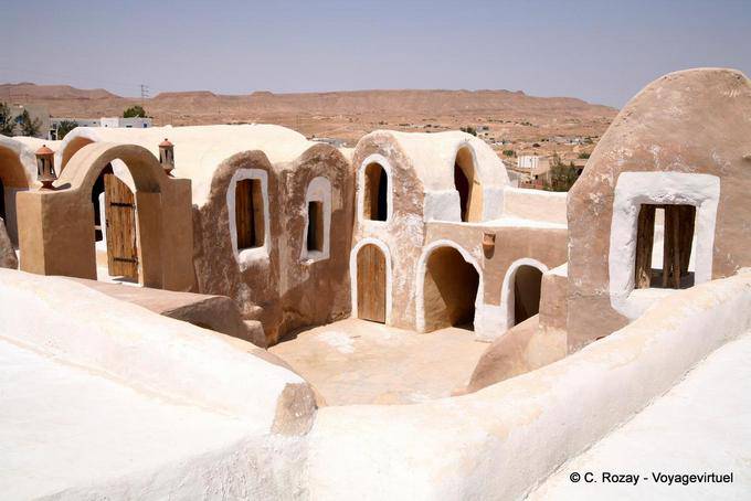 Vista da una terrazza, Ksar Haddada - Tunisia