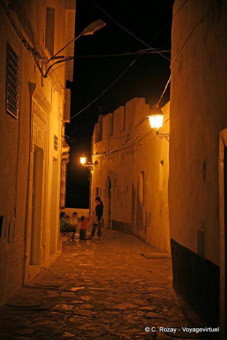 Illuminazione notturna, Mahdia - Tunisia