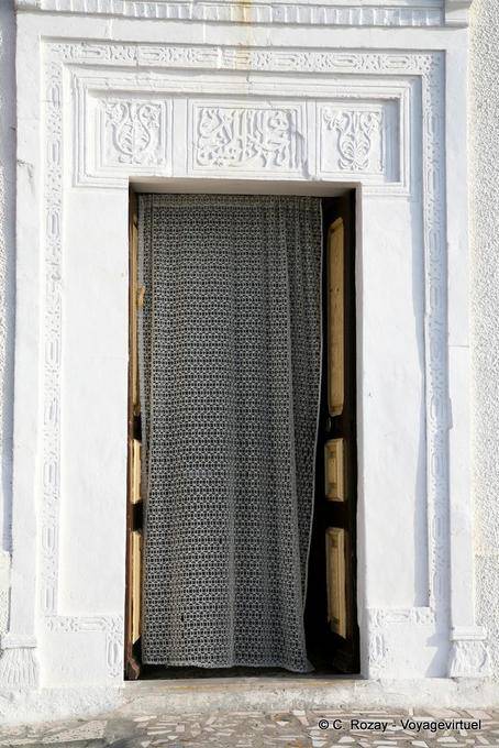 Iscriviti alla vecchia porta frontone Mahdia - Tunisia