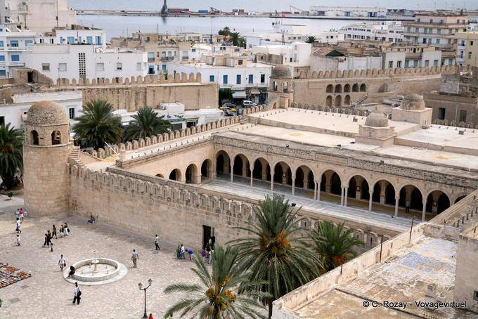 Sousse, la vista Grande Moschea dalla Torre del Ribat - Tunisia