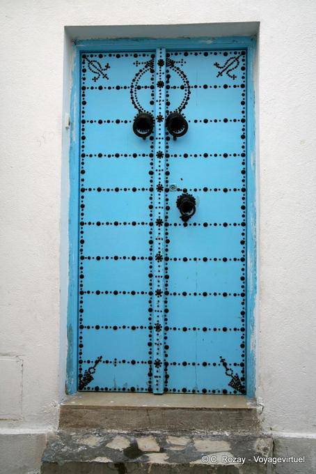 Un altro esempio di una porta tipica, Sousse medina - Tunisia