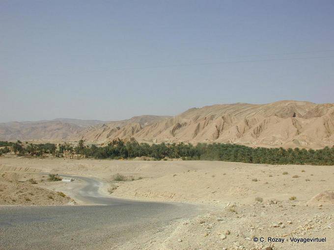 Arrivo dell'oasi, Tozeur Nefta - Tunisia
