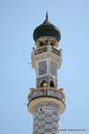 Cap Bon, Sidi Daoud, close-up in cima al minareto, Tunisia.