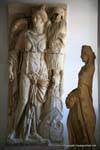 Museo Nazionale di Cartagine, a bassorilievo della Vittoria (II secolo dC. DC), Tunisia.