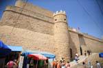 Torre e scale della Kasbah o Ribat Hammamet, Tunisia.