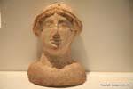 Il busto in miniatura, Museo Archeologico Kerkuane, Tunisia.