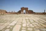 Sbeïtla, Campidoglio, il Foro Centrale, Tunisia.