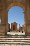 Sbeïtla, Capitol, il Tempio di Giunone, Tunisia.