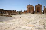 Sbeïtla, il Campidoglio, il Tempio di Giove e Giunone, Tunisia.