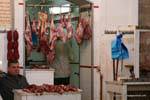 Sfax, con Butcher Halal, Tunisia.
