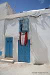 Sidi Bou Said, scialle sospeso, Tunisia.