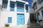 Sidi Bou Said, le finestre sul cortile, Tunisia.