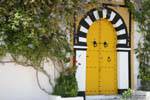 Sidi Bou Said, Porta Giallo, Tunisia.