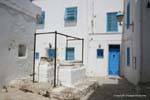 Sidi Bou Said, pozzi o colonne troncati, Tunisia.