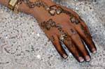Mano hennè matrimonio Teboursouk, Tunisia.