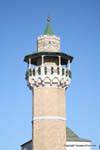 Il minareto moschea Youssef Dey Tunisi, Tunisia.