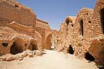 Le rovine del villaggio Ksar Haddada, Tunisia.