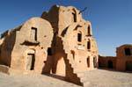 Ksar Ouled Soltane, un'altra vista di El Galaat, Tunisia.