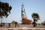 la barca ubriachi, scultura, Mahares, Tunisia.