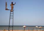 Il pittore donna, Mahares, Tunisia.