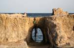 Erosione al porto vecchio, Mahdia Cap Africa, Tunisia.