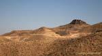 Jebel paesaggio, nei pressi di Matmata, Tunisia.