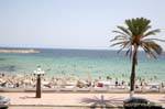 Beach Monastir, vista parziale, Tunisia.
