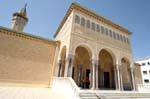 Ingresso alla moschea Bourguiba TRIMECHE Avenue, Monastir, Tunisia.