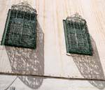 Ombra ferro alle finestre, Sfax, Tunisia.