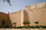Torre rotonda e vista sul muro esterno della Medina, Sfax, Tunisia.