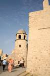 Rampart all'ingresso della medina e la torre della Grande Moschea, Sousse, Tunisia.