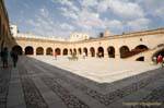 Grande Moschea, la geometria decorare il pavimento del cortile, Sousse, Tunisia.