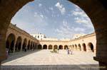Sousse, cortile panoramico della Grande Moschea di Arcade, Tunisia.
