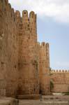 Bastioni affiancato da torri semi-cilindriche, Ribat di Sousse, Tunisia.