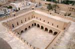 la piazza di Ribat visto dalla torre di guardia, Sousse, Tunisia.