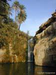 Cascata immergersi nel fiume, Chebika (الشبيكة), Tunisia.