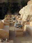 Strass e panche antichi Tamerza Chebika, Tunisia.
