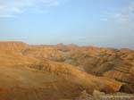 Paesaggio Eroso tra Tamerza Chebika, Tunisia.