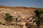 Panorama del villaggio di Toujane, Tunisia.