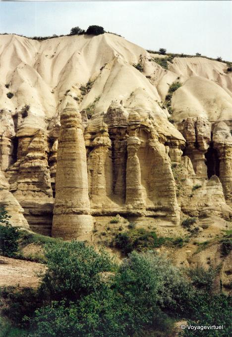 Hoodoos in sviluppo, Cappadocia - Turchia
