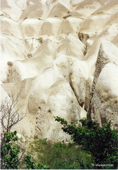 Mare di onde bianche, Cappadocia paesaggio - Turchia