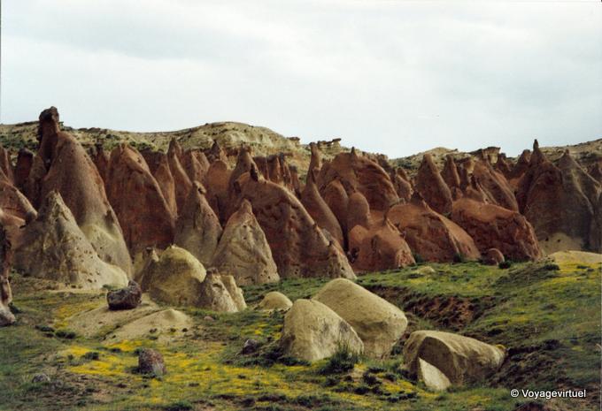 I colori di erosione, Cappadocia - Turchia