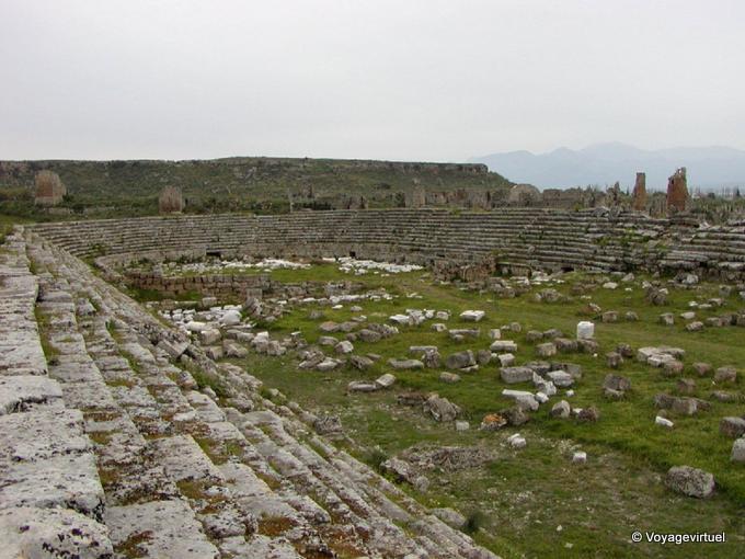Il più grande stadio antica dell'Asia Minore, Perge - Turchia