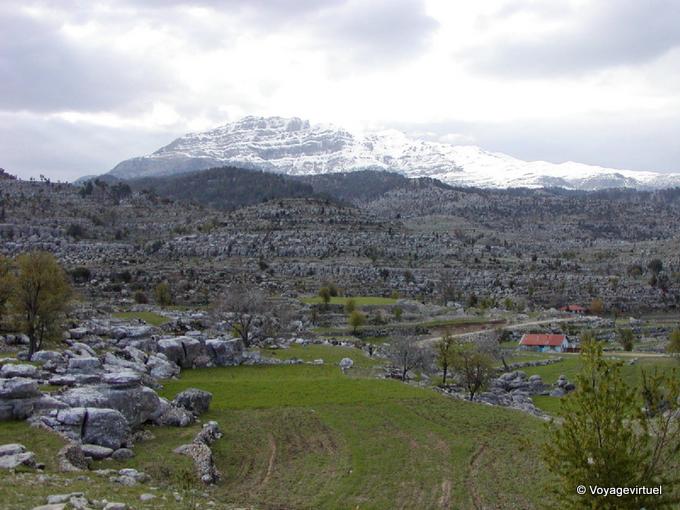 Panorama del Selge circostante - Turchia