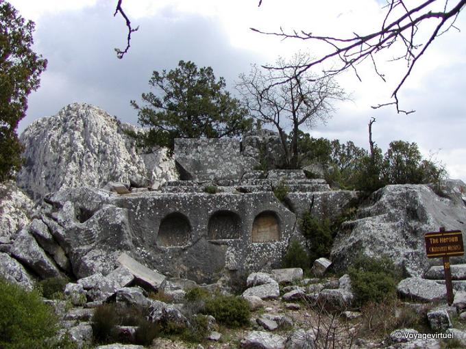 Piccolo tempio o Heroum (Heroon), Termessos - Turchia