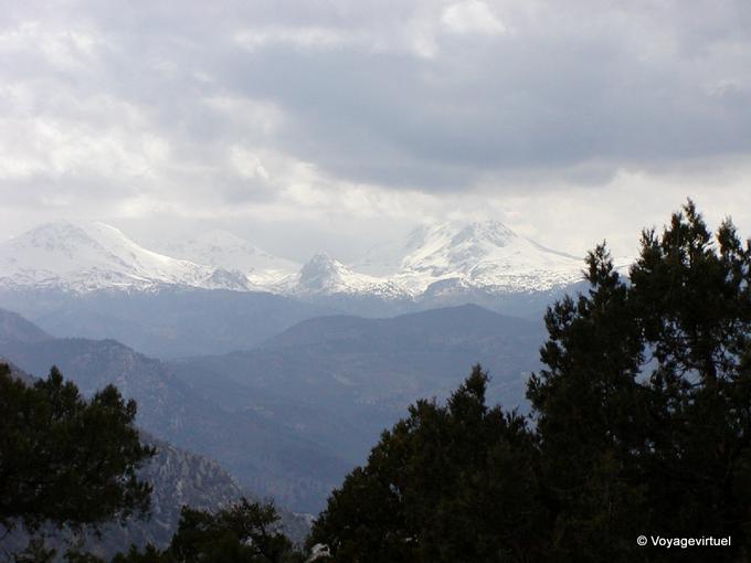 La catena dei Monti Taurus, Termessos - Turchia