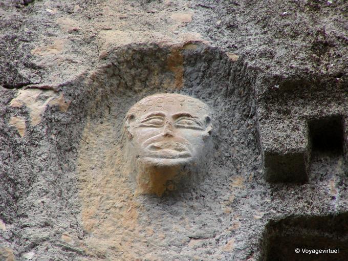 Testa scolpita, Termessos - Turchia