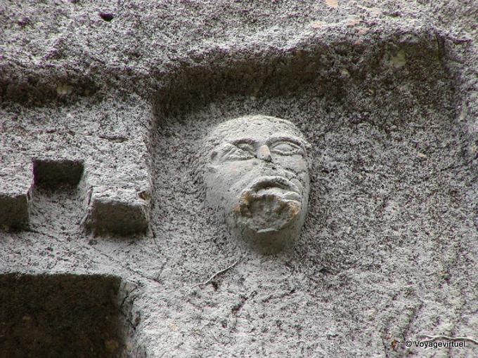 Scultura testa, Termessos - Turchia
