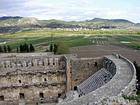 Campagna intorno al teatro, Aspendos, Turchia.