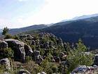 Rocce bizzarre sulla strada per Selge, Turchia.